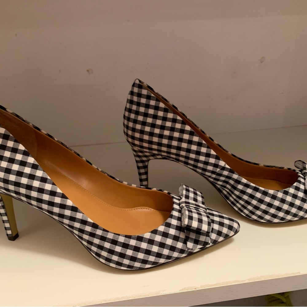 Checkered J Crew heels. - Picture 4 of 5